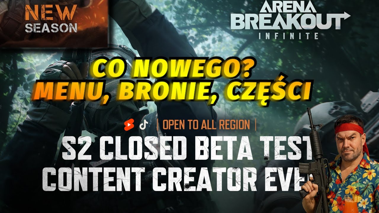 (PL) Session 2 ZMIANY Arena Breakout Infinity PL, Kropka, bronie,Thropy room itp