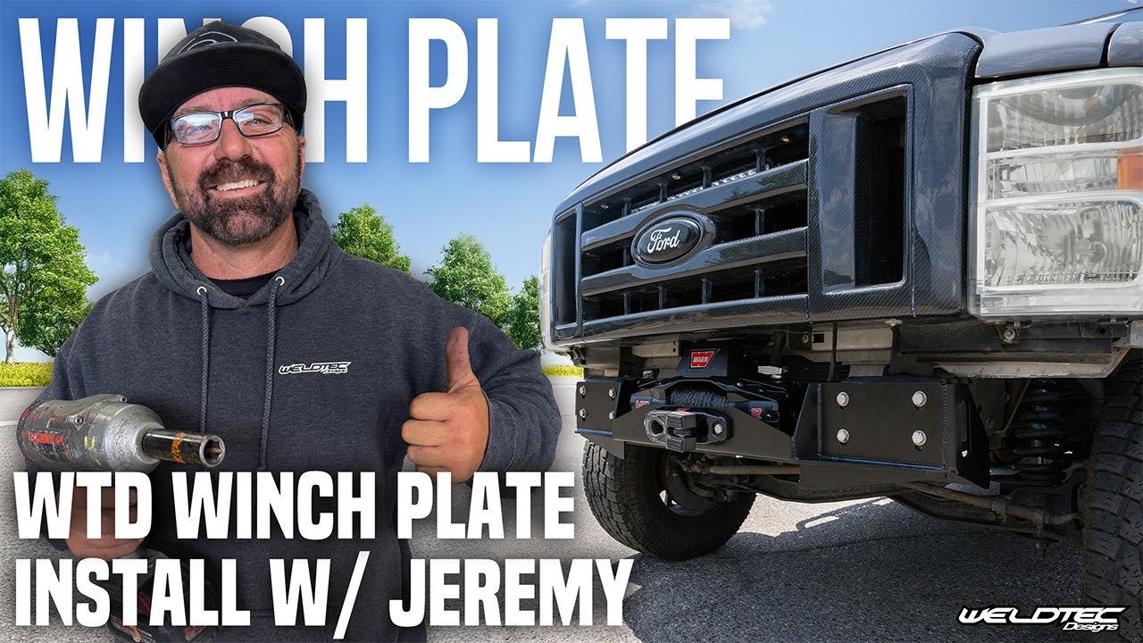 How to Install a Winch Plate on a Ford E-Series Van or Class C RV Chassis!