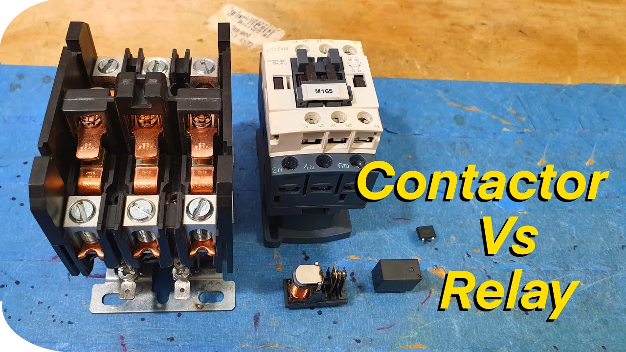 Contactores y Relés: ¡Todo lo que Necesitas Saber!