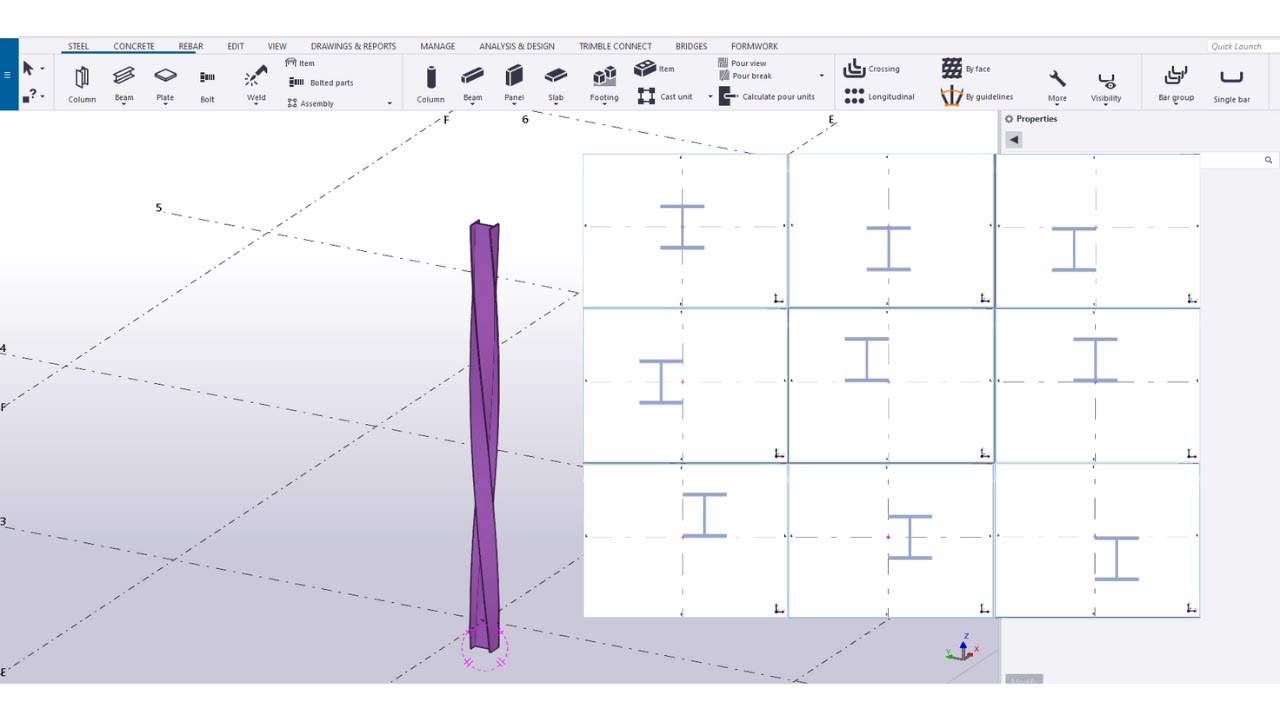 Tekla Structures: Mastering Columns & Column Settings