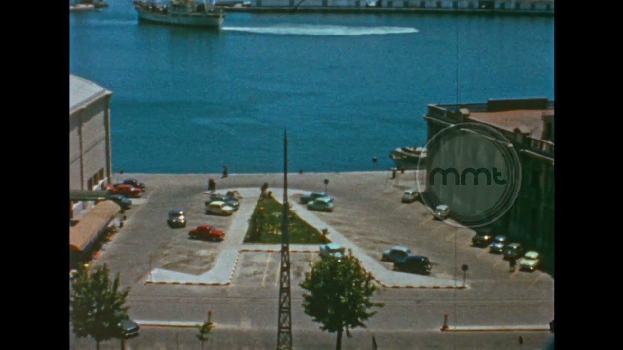 Puerto de Valencia a Finales de los años 60s 4K Scan 8mm