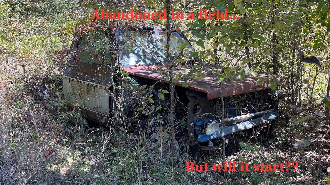 Chevy C10 revival. Parked in a field for decades... will it run?