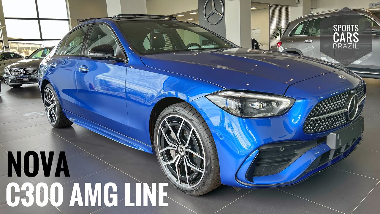 NOVA Mercedes-Benz C300 AMG LINE 2022! Você já viu um interior neste nível?