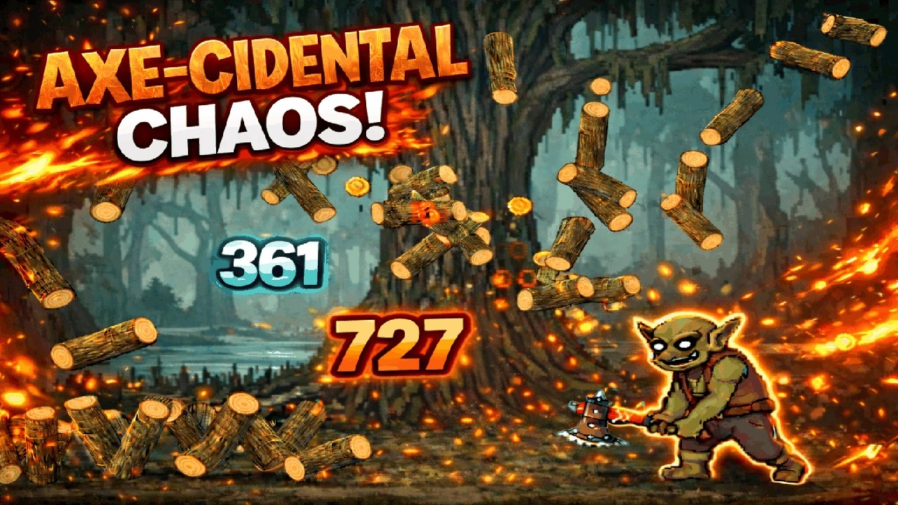I thought this would be rel-AXE-ing...