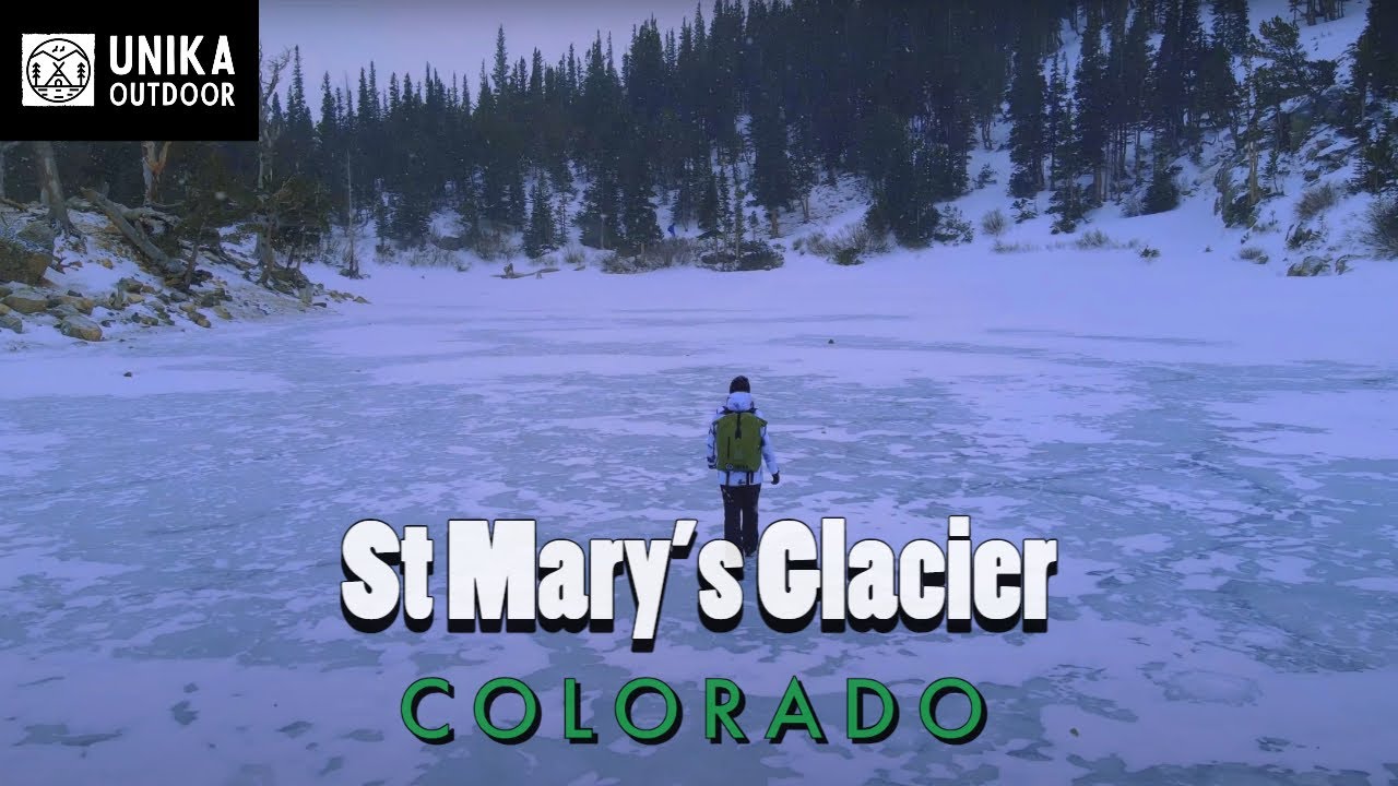 St Mary's Glacier, Idaho Springs. Best short winter hike in Colorado