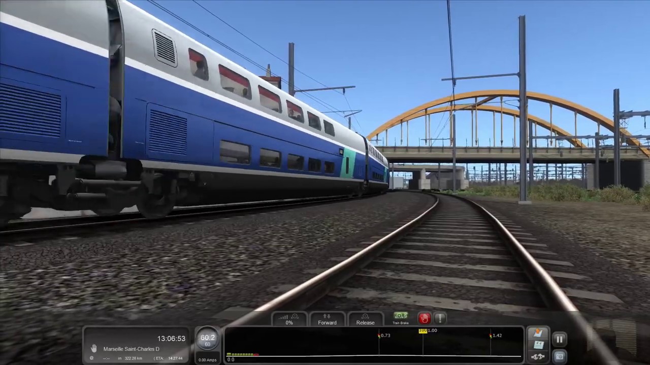 TS2020 Train Simulator France Lyon Part Dieu to Marseille Saint-Charles 325km