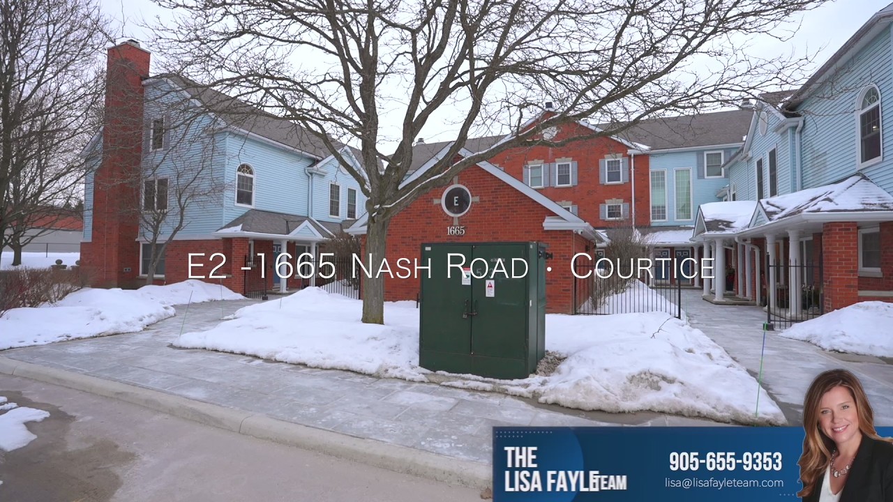 Lisa Fayle Just Listed | E2-1665 Nash Rd, Courtice | Courtice Homes For Sale