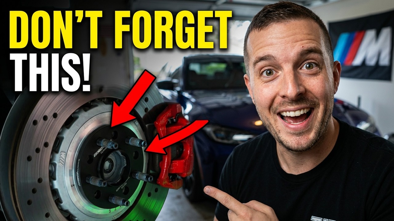 DON'T FORGET this step when installing wheel spacers on your BMW!