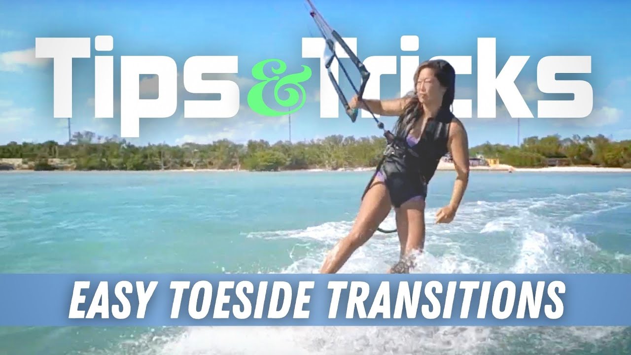 Переход к кайтбордингу Toeside