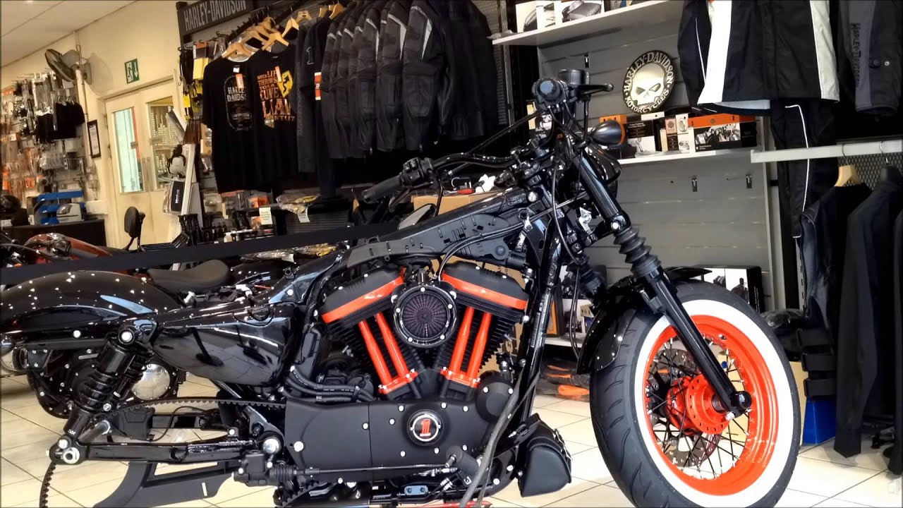 Harley-Davidson Sportster custom build #BattleoftheKings #DarkCustom