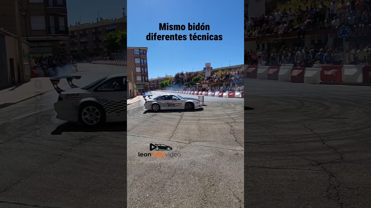 Diferentes t&eacute;cnicas #drift #fia #rfeda #facyl #laba&ntilde;eza #urbanrace #bmw #mitsubishi #peugeot #slalom