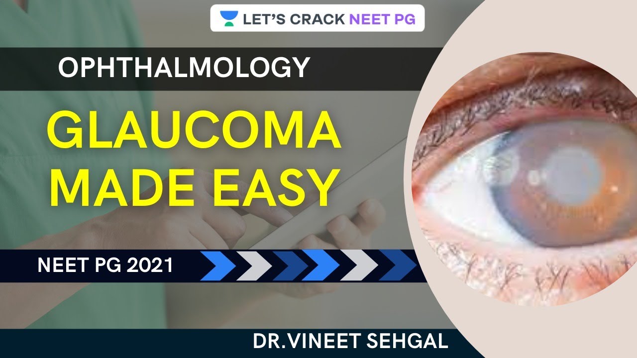 Glaucoma Made Easy| Ophthalmology | NEET-PG 2021 | Vineet Sehgal