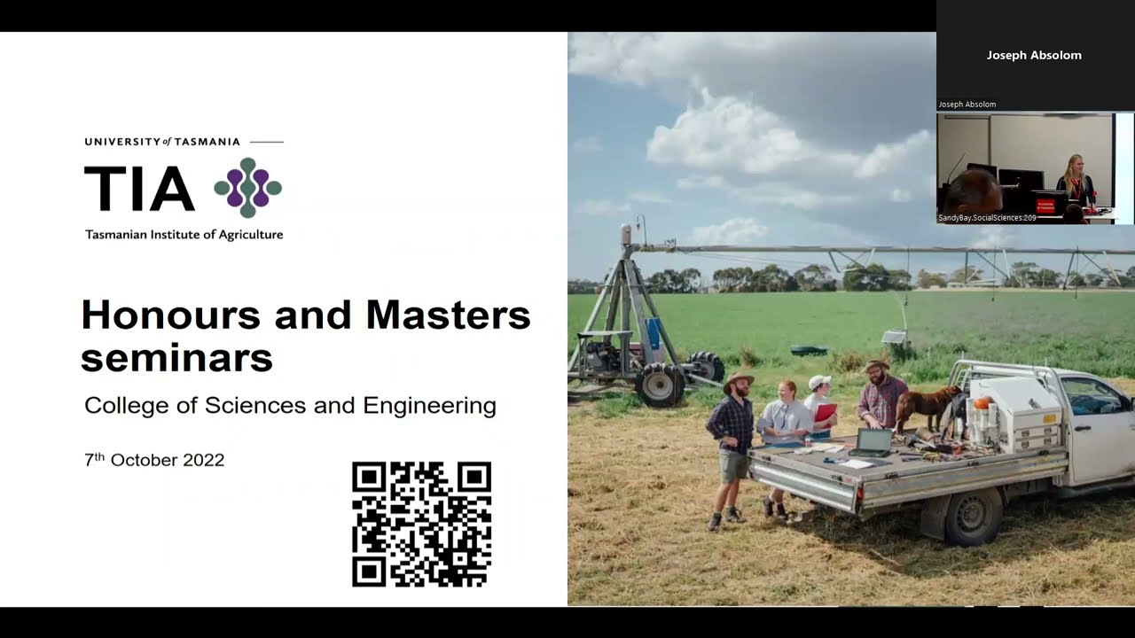 Watch TIA's Honours & Masters students present their projects as part of their final assessment
