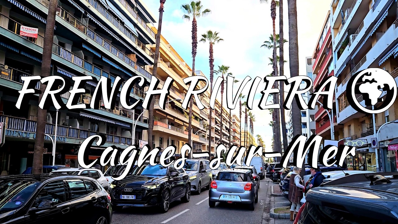 FRENCH RIVIERA 🌍 Walk city tour Cagnes-sur-Mer 🌴 France 🇫🇷 | Mediterranean atmosphere! 2026 4K 60fps