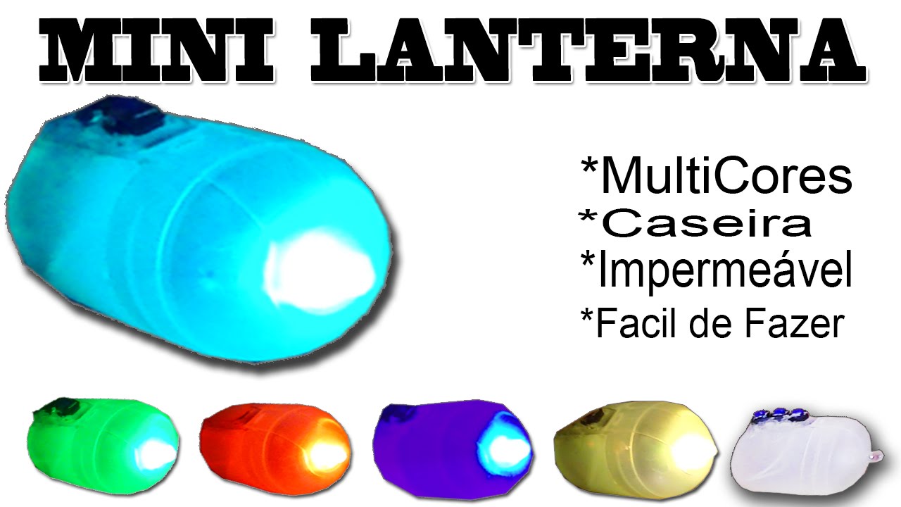 Como Fazer uma Lanterna  Led ( 7 em 1 )