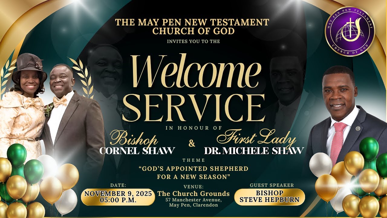 Welcome Service for Bishop Cornel Shaw and Lady Dr. Michele Shaw with Bishop Steve Hepburn