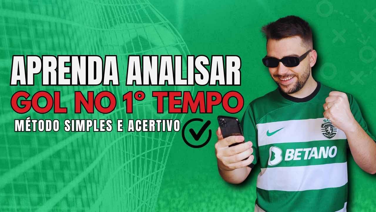 [PASSO A PASSO] Como ANALISAR jogos para GOLS no primeiro tempo!