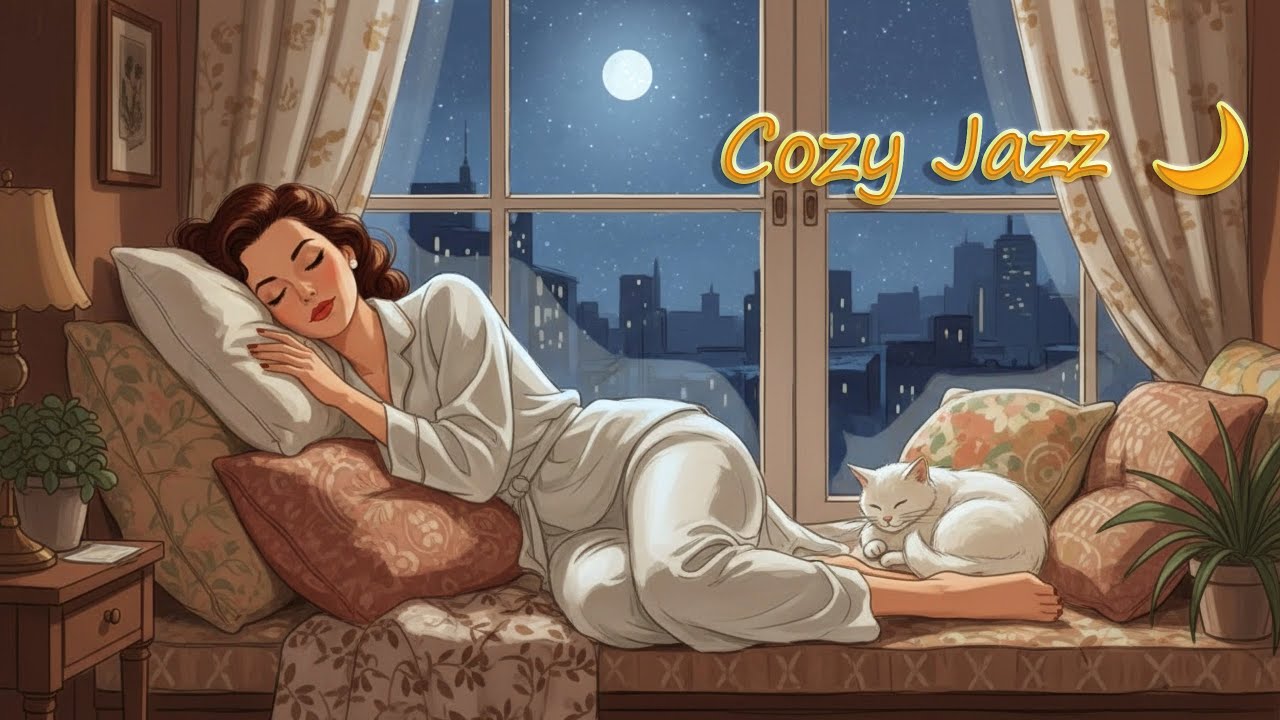 Peaceful Night Jazz 🌙 Soft Music to Fall Asleep