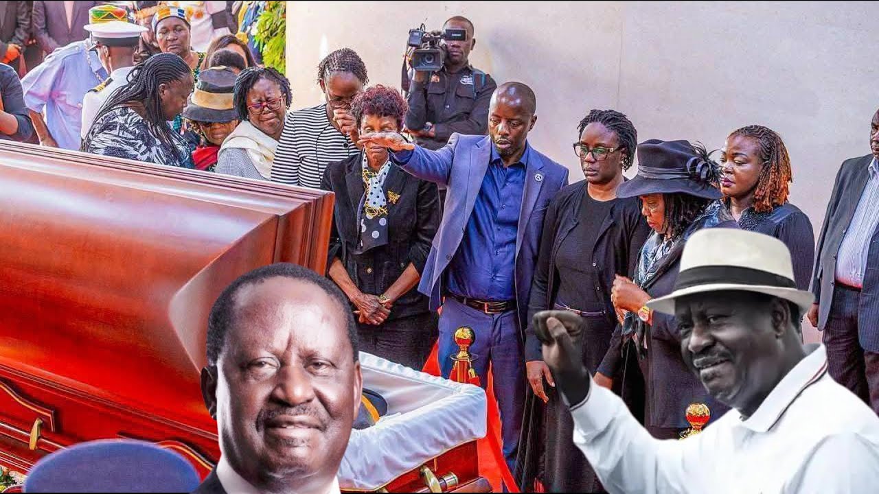 Live : RAILA ODINGA Burial Ceremony at his Opoda Farm, Bondo!