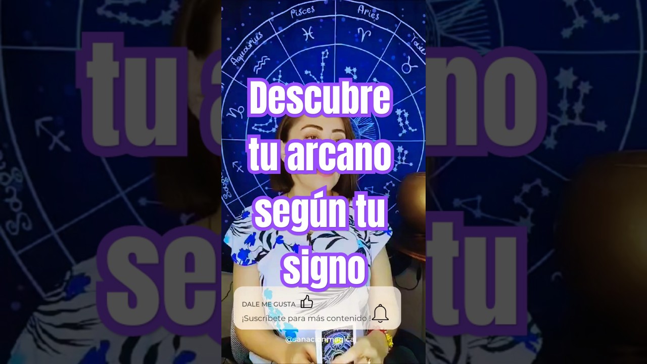 🔮Descubre tu arcano seg&uacute;n t&uacute; signo zodiacal✨ #espiritualidad #arcanos #tatotinterativo #astrology