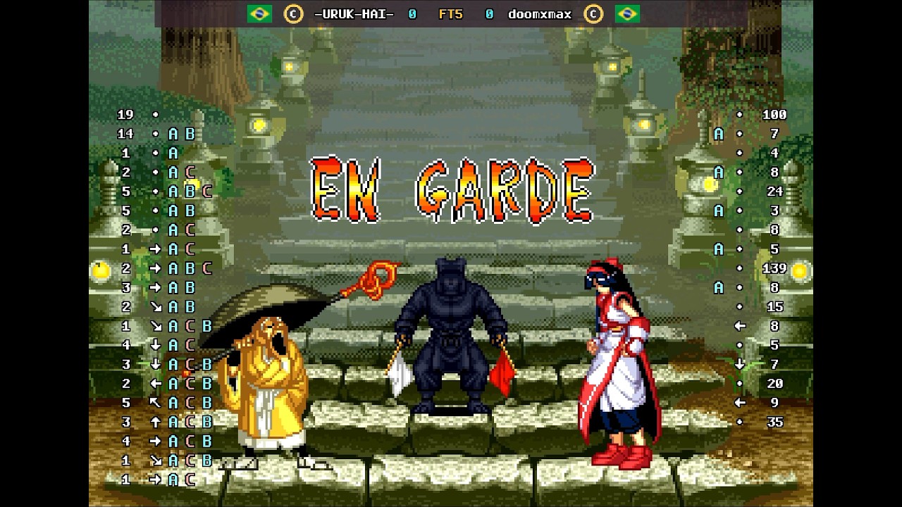 Samurai Shodown II - 🇧🇷 -URUK-HAI-(C) vs 🇧🇷 doomxmax(C) | Fightcade (2026-03-02 21:42 UTC)