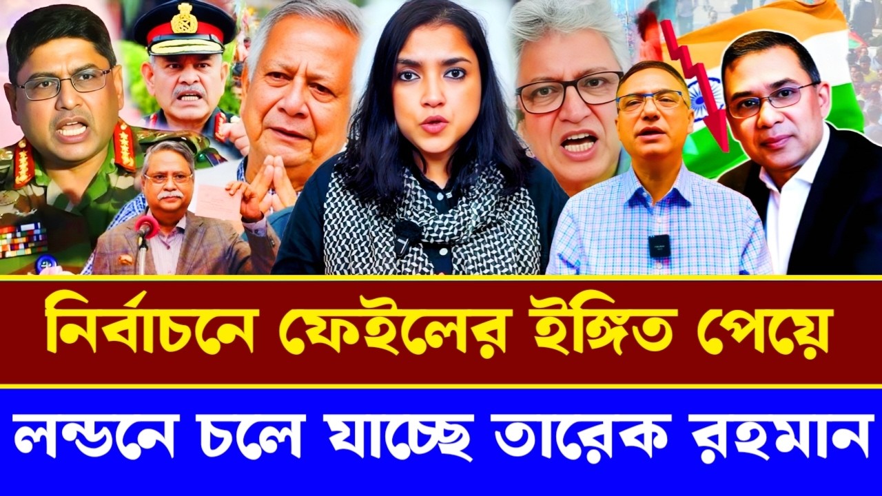 নির্বাচনে ফেইলের ইঙ্গিত পেয়ে লন্ডনে চলে যাচ্ছে তারেক রহমান|Masood Kamal talkshow |Tareque rohman