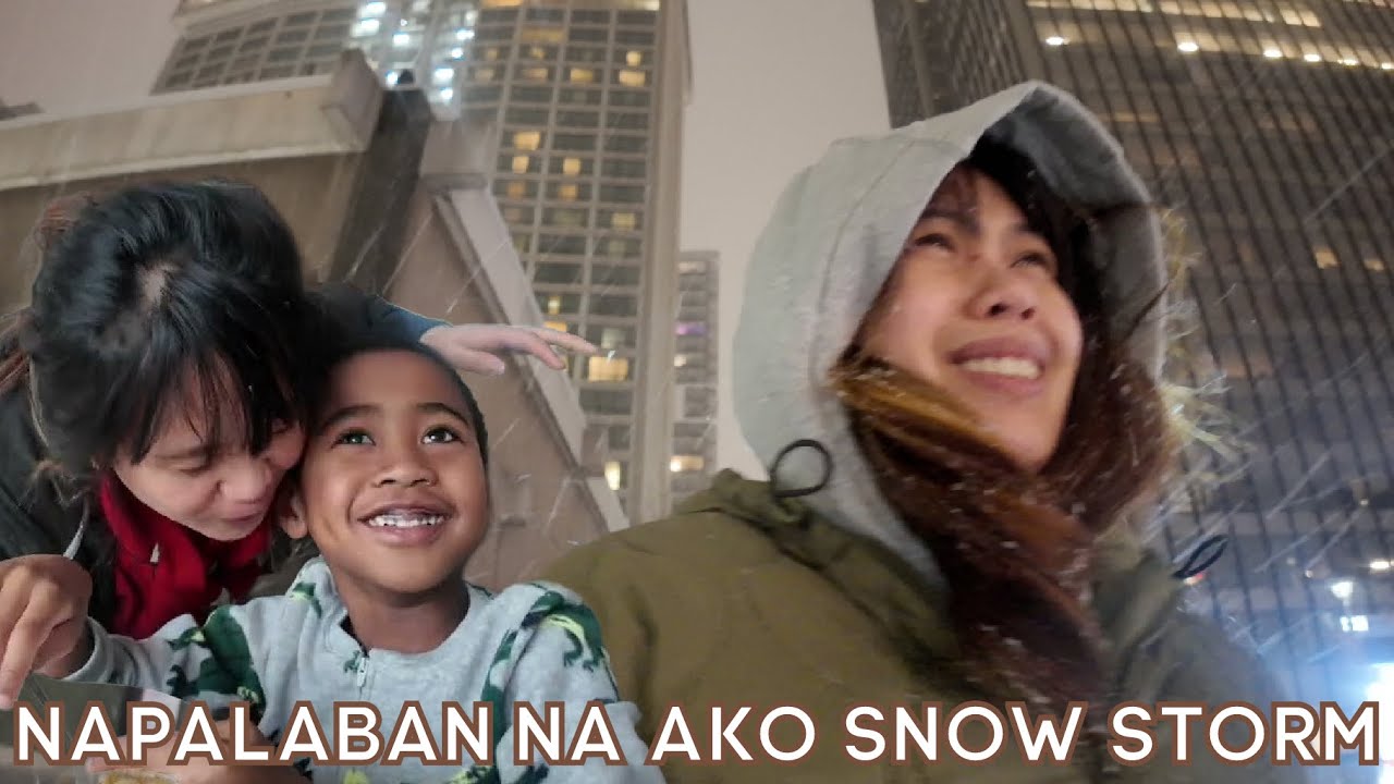 PINAY IN THE CANADA: NAPALABAN NA SIMULA NA NANG SNOW STORM | mylen D