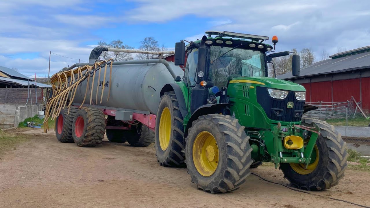 Mixing Manure and Fertilizing the fields
