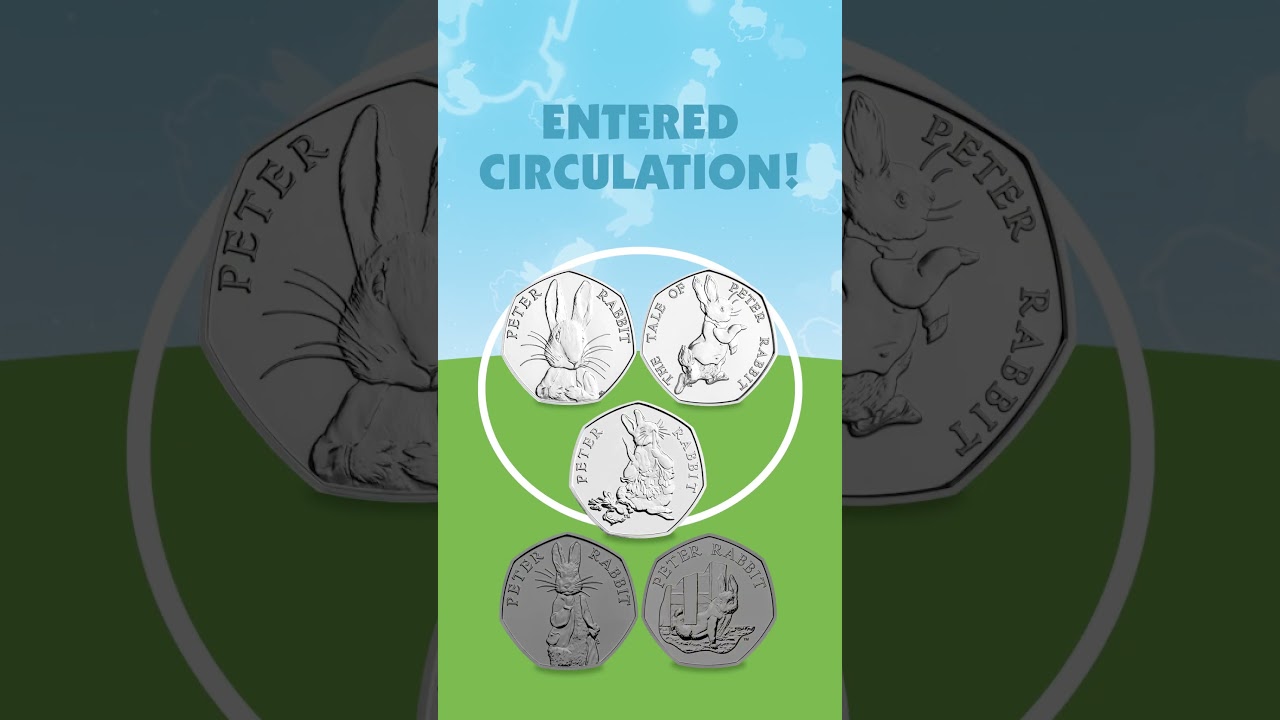 Have you found this coin in your change? The FIRST UK Peter Rabbit 50p 😮🐰 #shorts #coin #50p