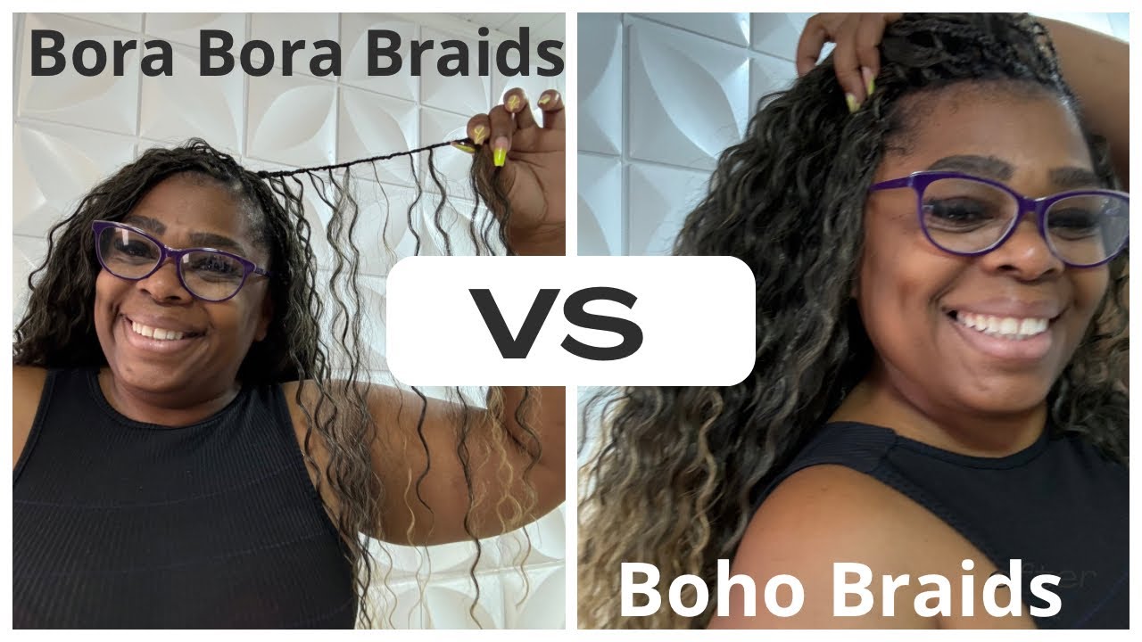 Qual é a diferença entre Bora Bora Braids e Boho Braids #cabeloorgânico 