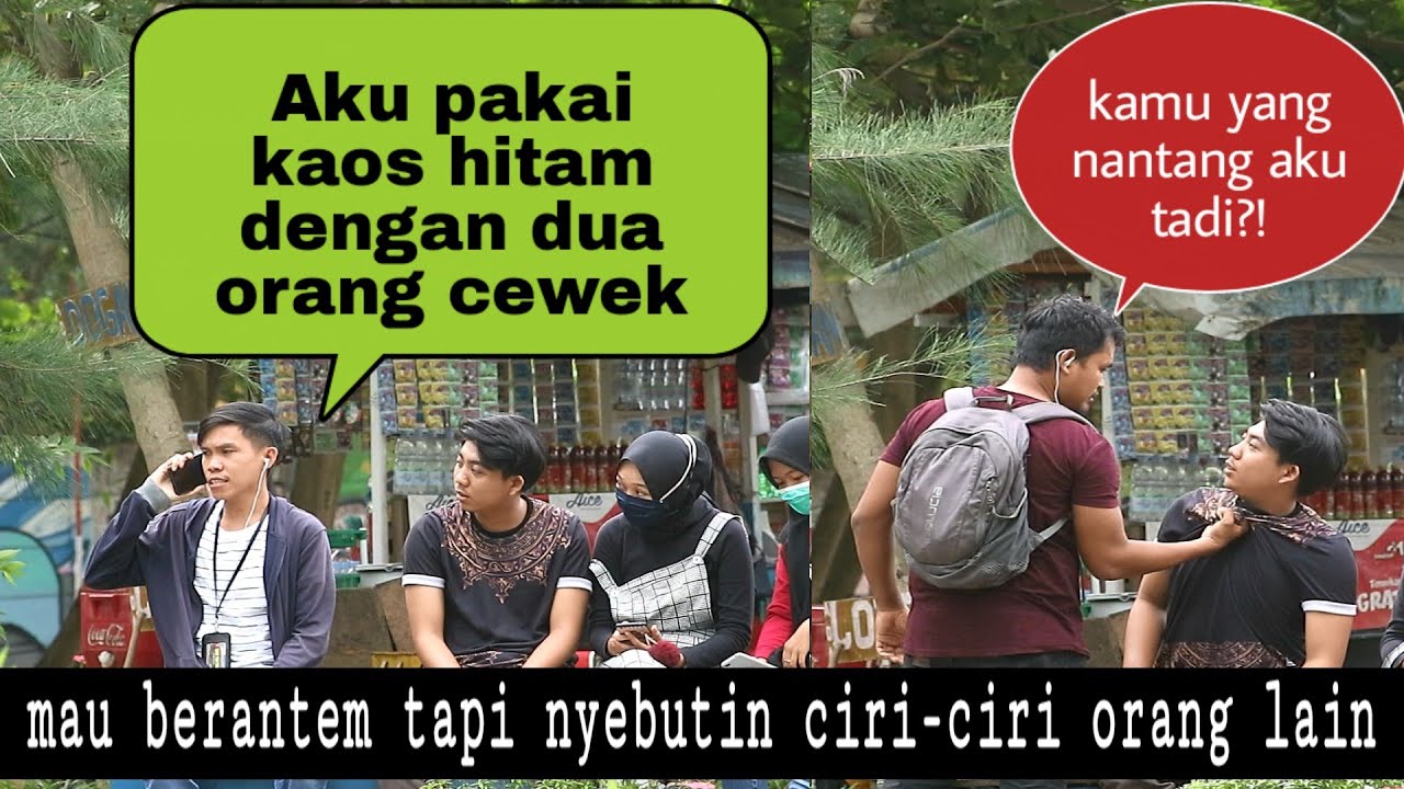 Nyebutin ciri-ciri orang supaya berantem || Prank Bengkulu