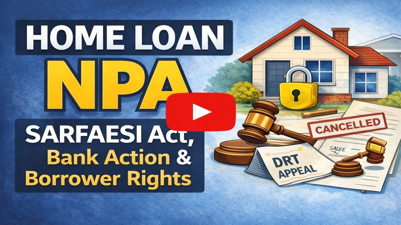 NPA Explained in Hindi | Home Loan, SARFAESI Act & Supreme Court Judgments