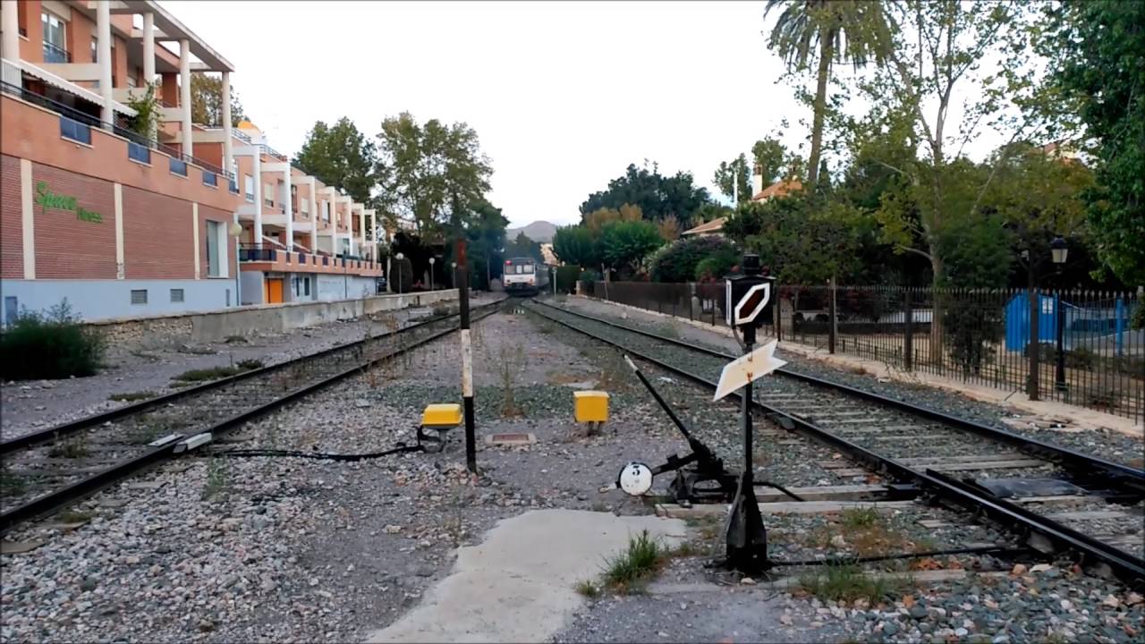 TREN REAL. Llegada y maniobra de un TALGO VI en Lorca Sutullena