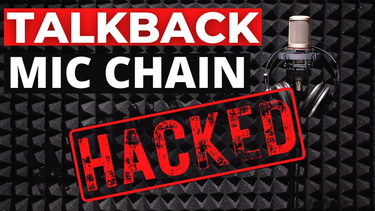 Nail This Talkback Mic Chain For Better Recordings