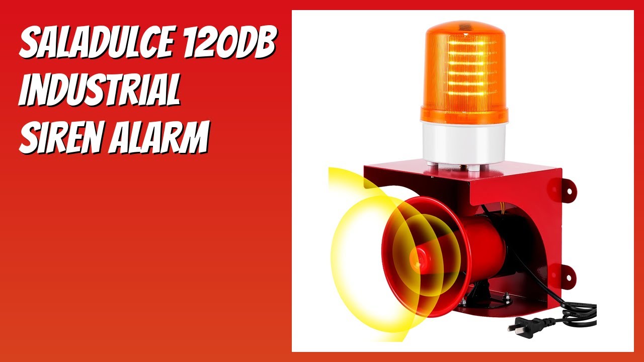 REVIEW (2026): Saladulce 120dB Industrial Siren Alarm. Features