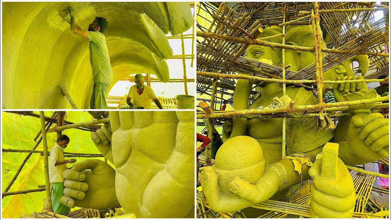 🚩From top View 3rd Layer Work Started 🤯|| Khairthabad Bada Ganesh 60% Work Done || Daily Updates🙏🏻