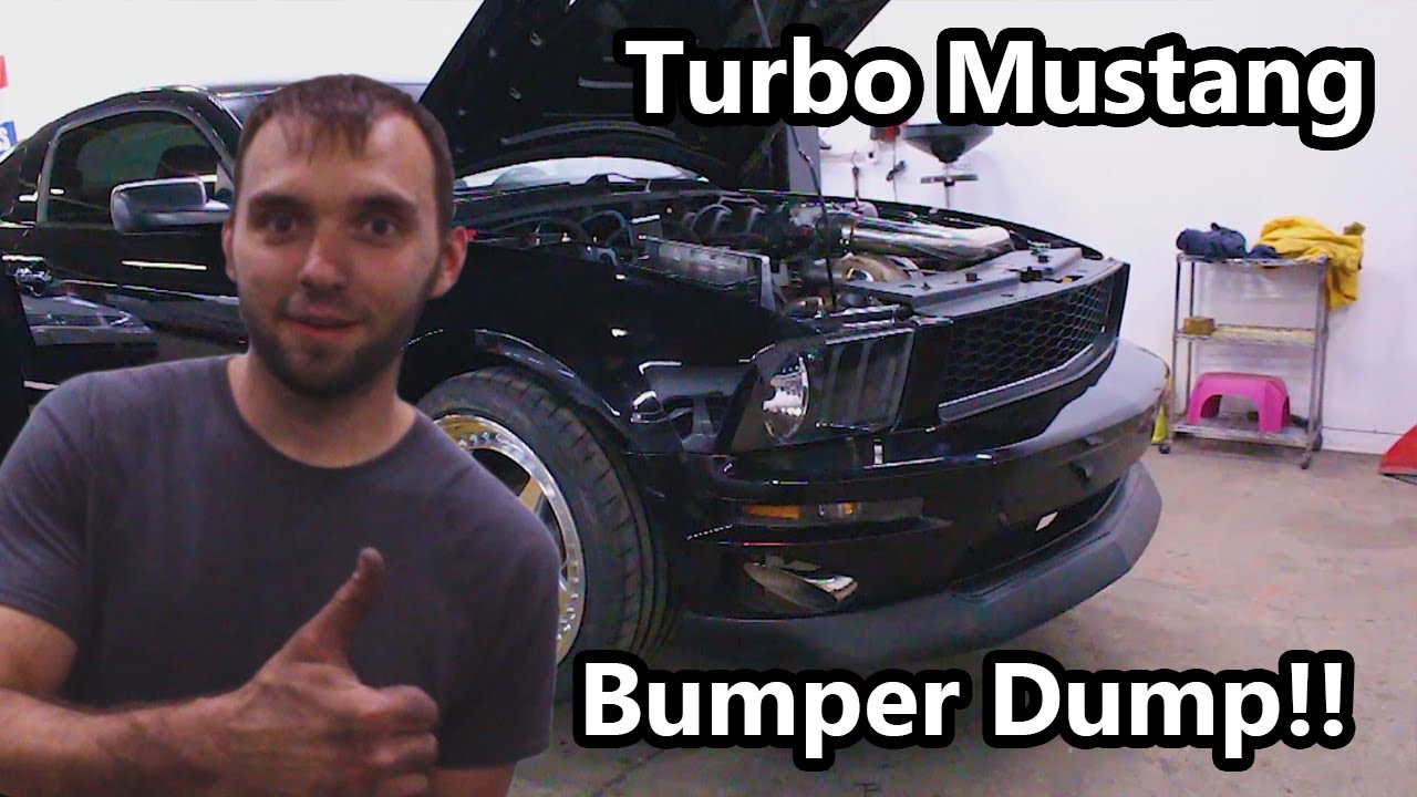 Turbo Mustang Gets a Bumper Dump Exhaust!!