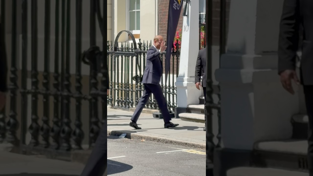 BREAKING: Prince Harry Makes First UK Public Appearance 🇬🇧