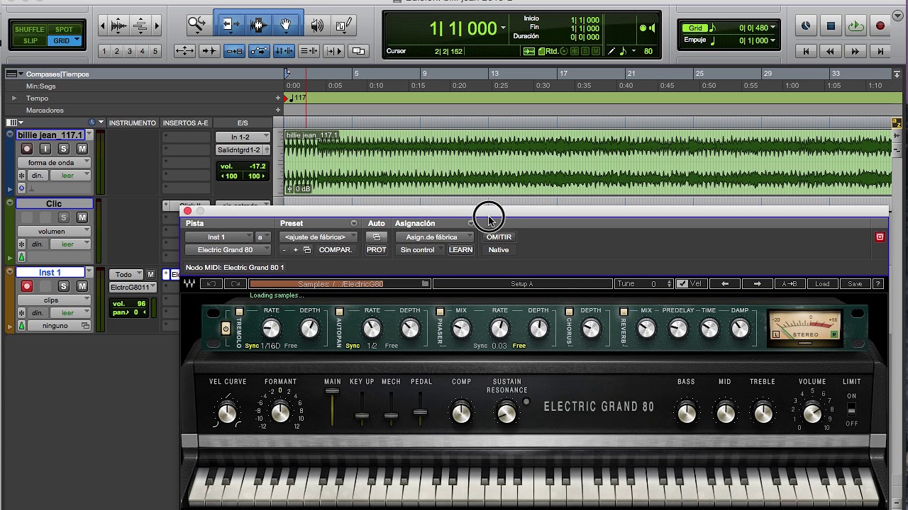 Midi en Pro Tools - Instrumentos virtuales parte 1 de 2
