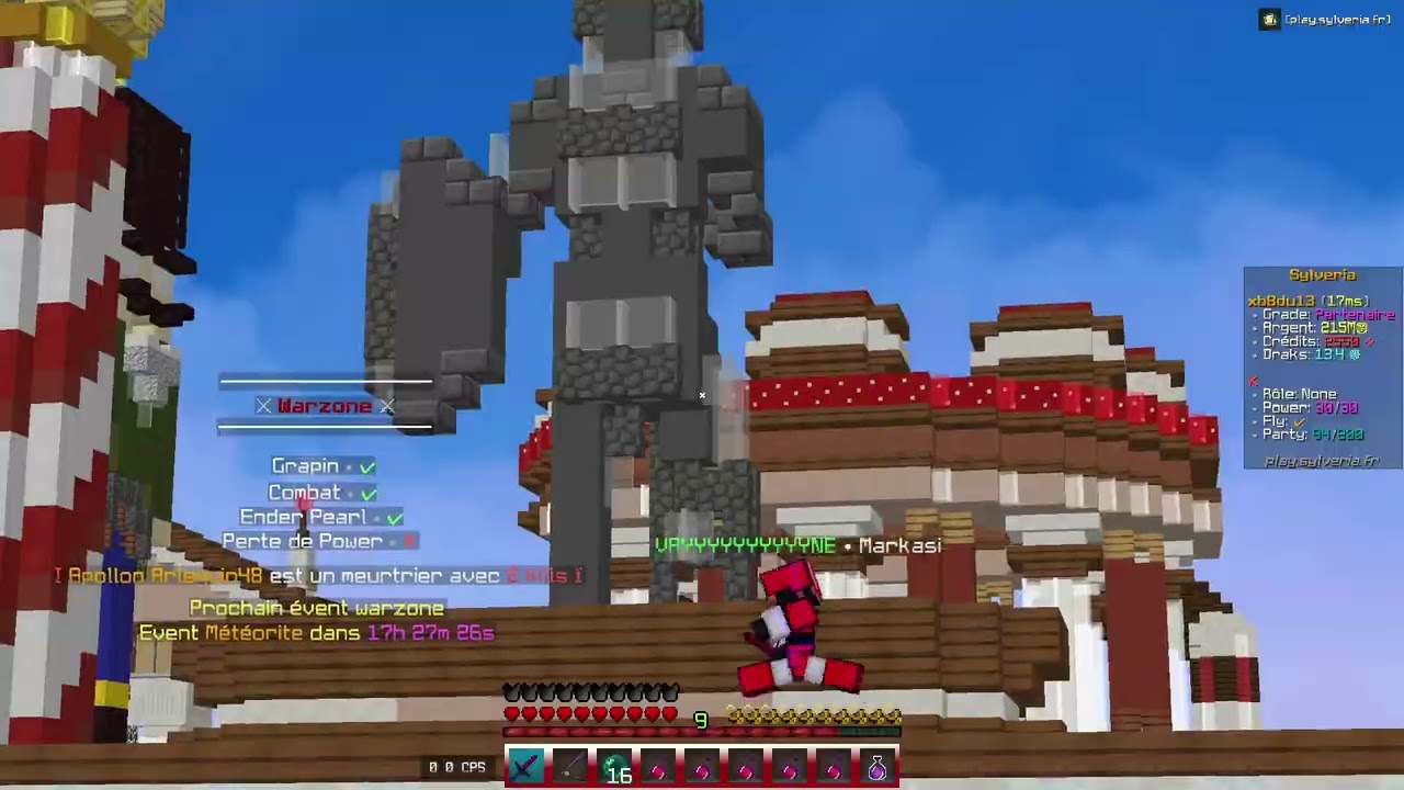 🤢 Je PARIE 200.000.000 sur un FIGHT, contre un JOUEUR ALCOLISÉ sur Sylveria ! (cc 1k pb's)