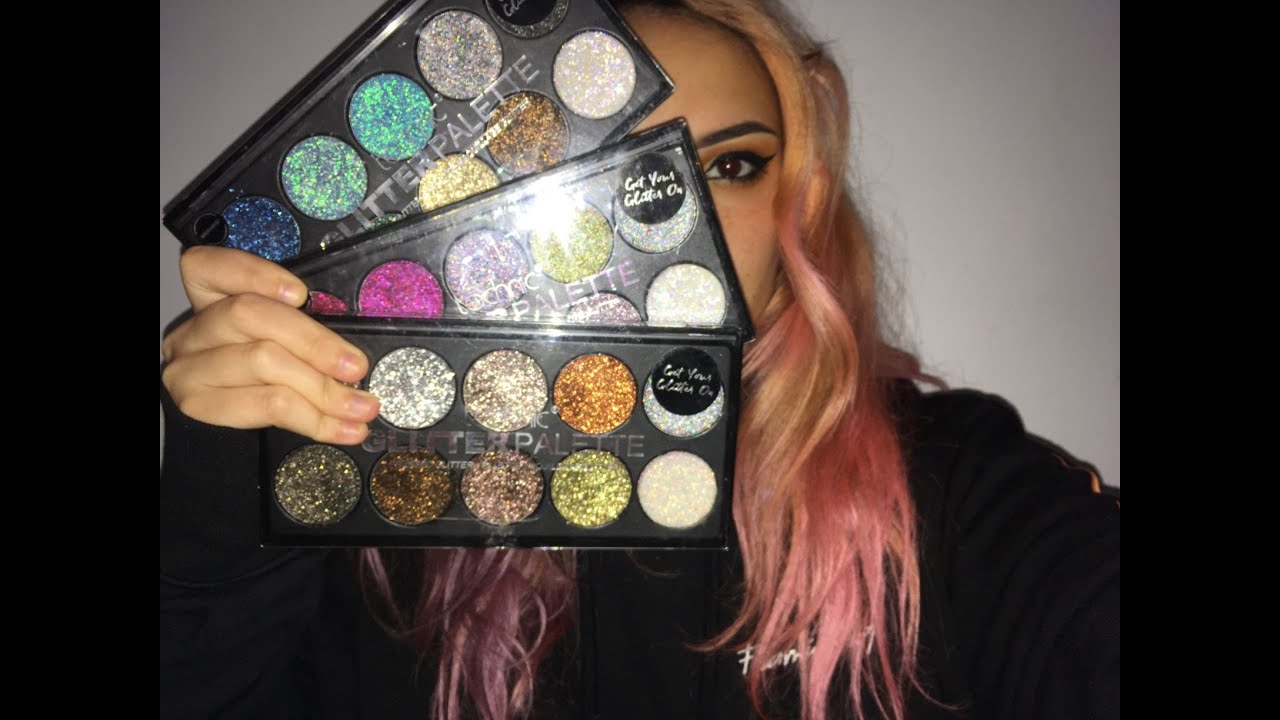 Review de producto: paletas Glitter de Technic Cosmetics