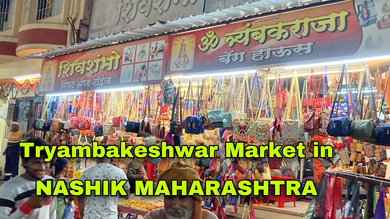 Tryambakeshwar Main Market in Nashik, Maharashtra