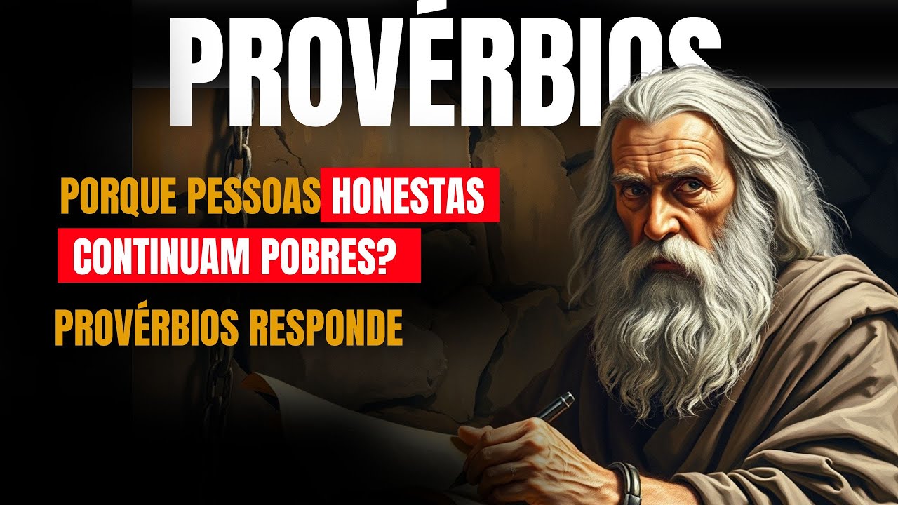 Por Que Pessoas Honestas Continuam Pobres ? Provérbios Responde