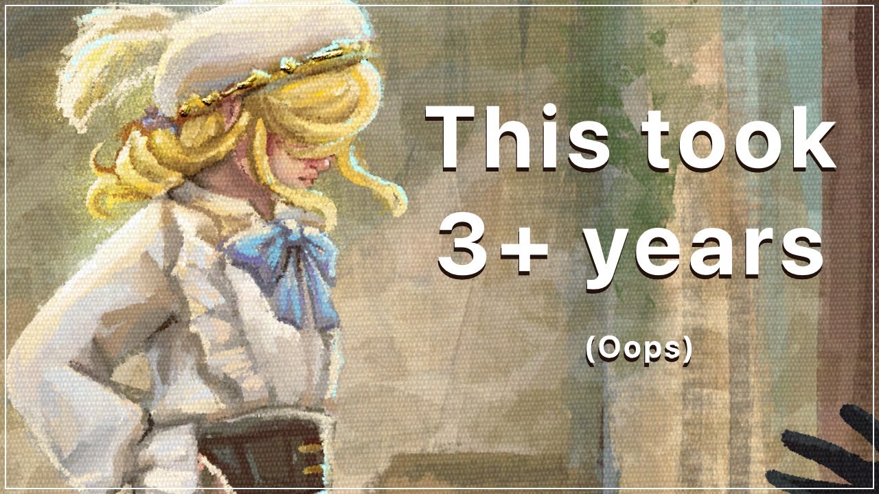 I Started This Painting in 2022 (Speedpaint + Commentary)