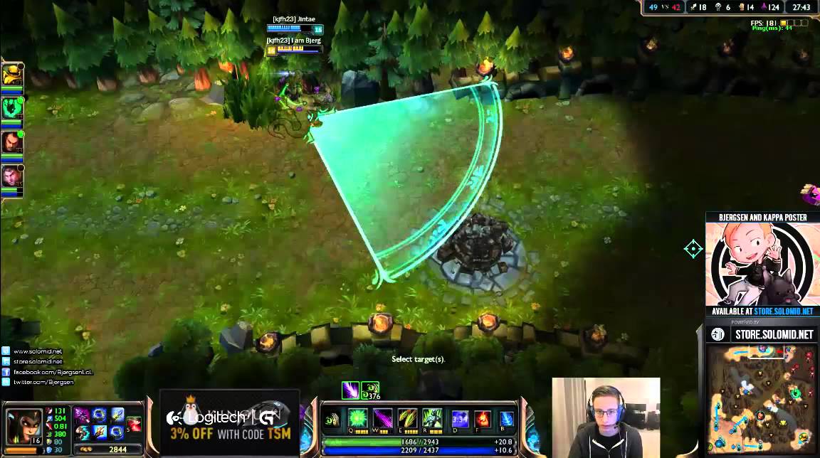 Bjergsen and friends funny ranked 5s ThreshCrank team comp (Full game)