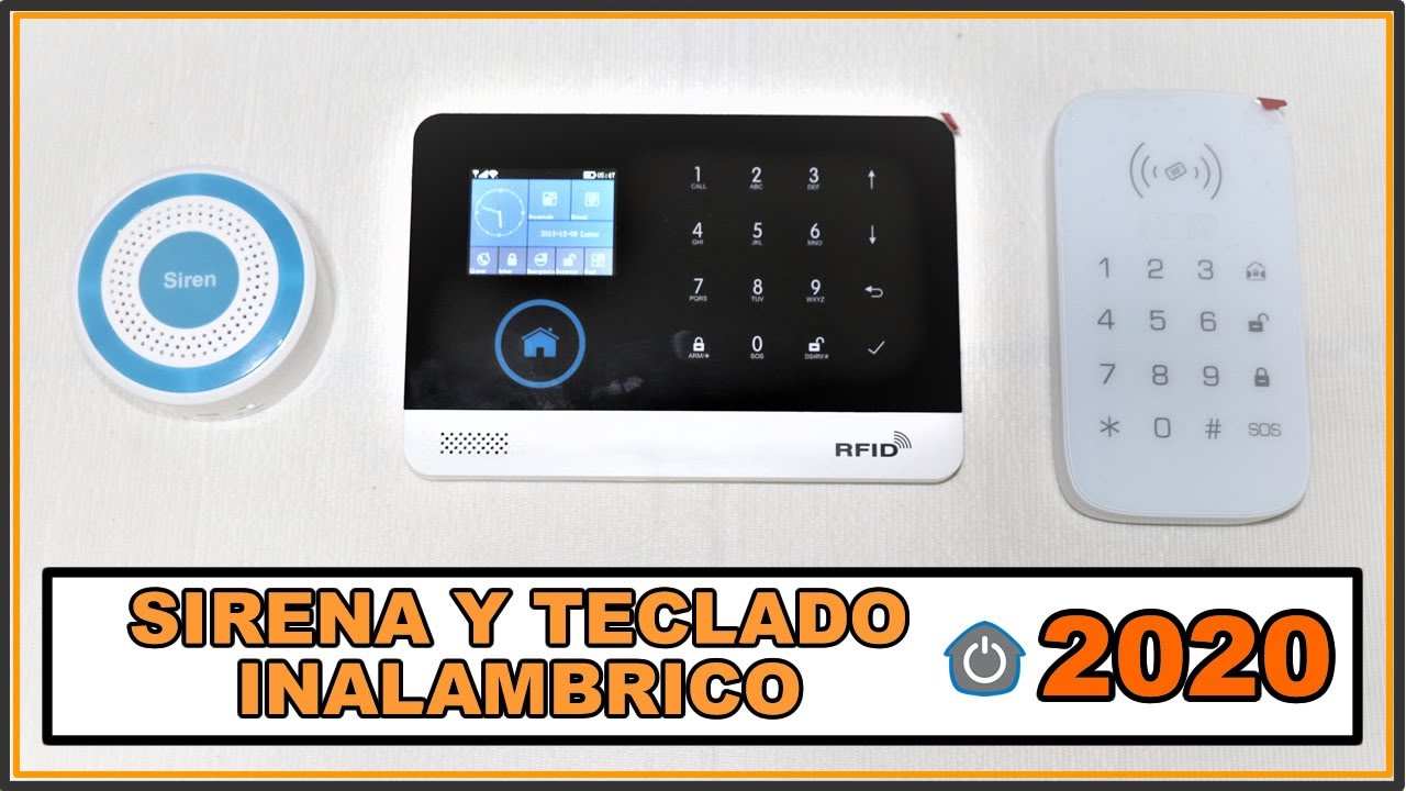 COMO VINCULAR TECLADO Y SIRENA INALAMBRICA PARA PANEL DE ALARMA WIFI + GSM 2019
