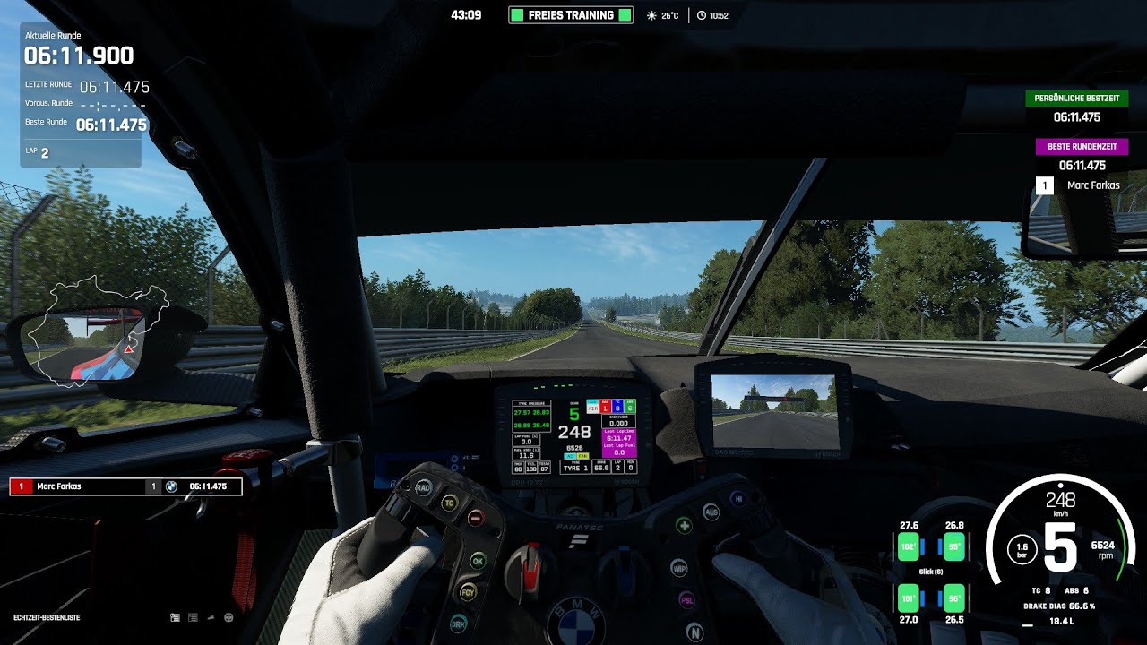 Assetto Corsa EVO Nordschleife TOURISTENFAHRTEN 06:11.475 Onboard Replay