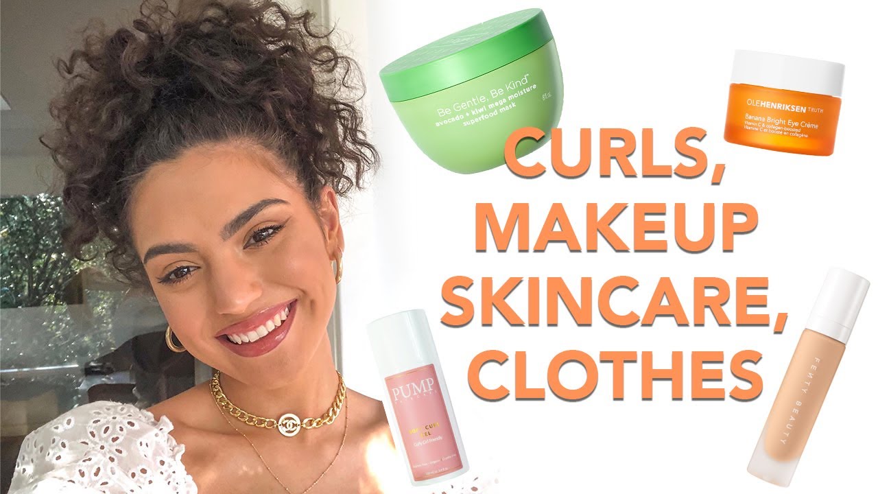 September Favourites! Curl products, skincare, makeup, clothes