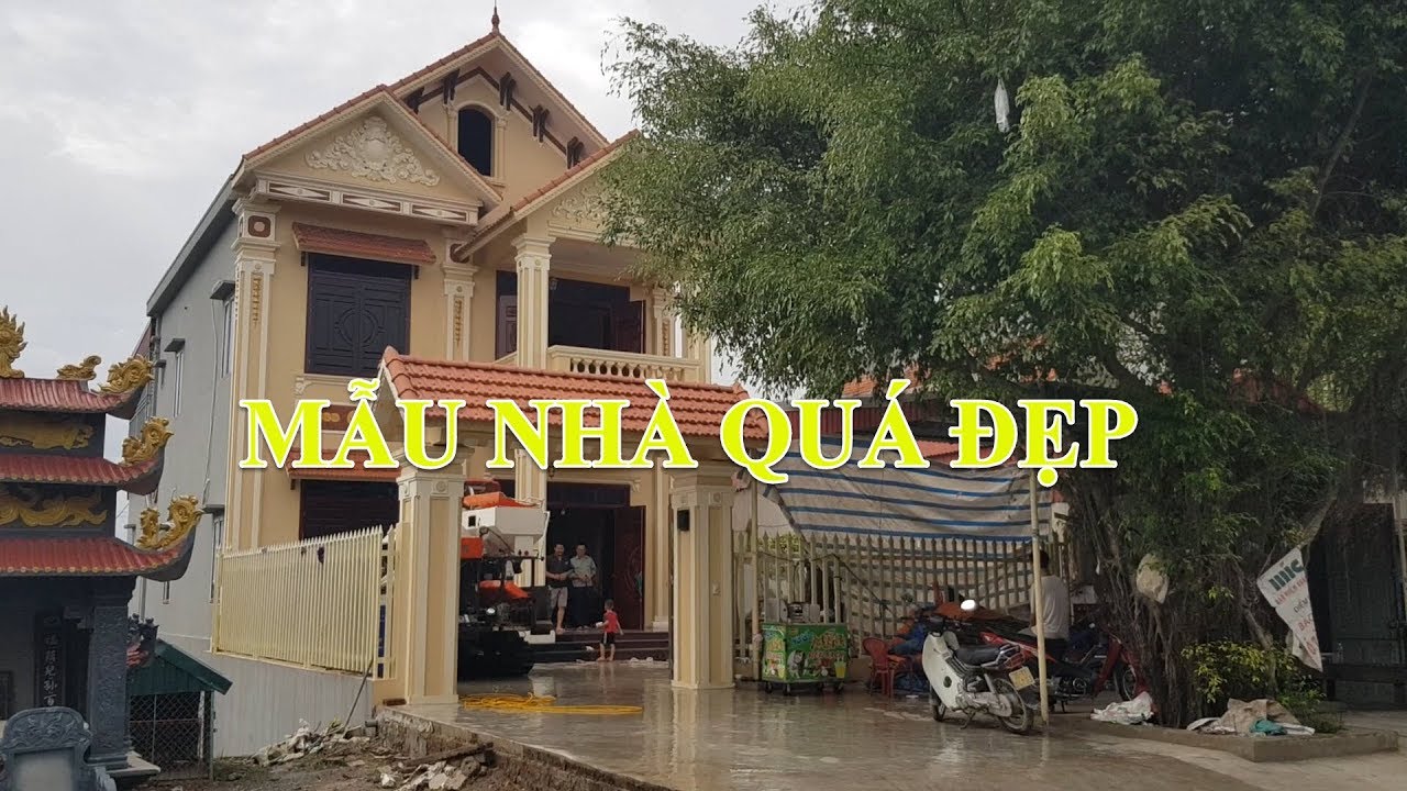 Mẫu Nhà Phố 2 tầng Mái Thái Đẹp Tại Ninh Bình