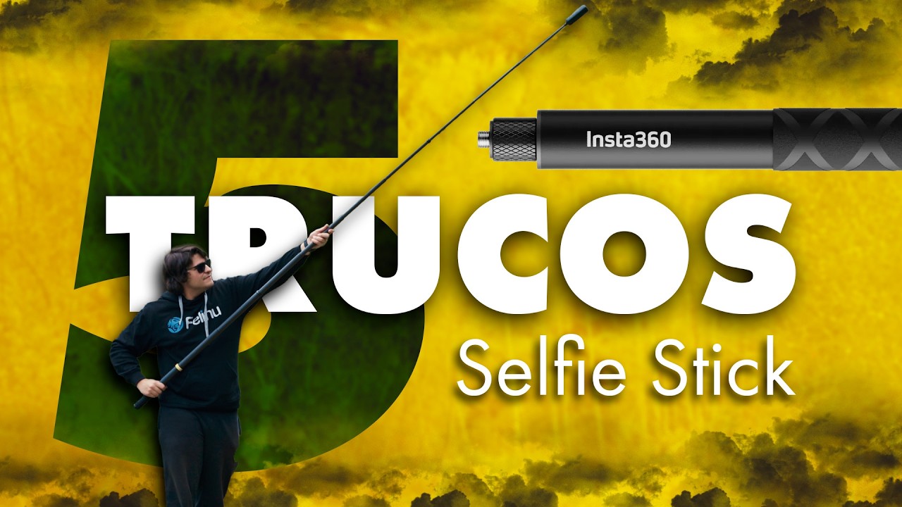 👑 5 TRUCOS con Selfie Stick 👉🏻 con CUALQUIER 360 🤪 de Insta360